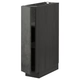 Dark grey concrete effect kitchen cabinet, rectangular, modern urban design.