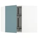 METOD turquoise cabinet, modern kitchen design, with adjustable shelf, left/right mount door.