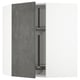 METOD kitchen unit: dark gray, modern, adjustable shelf.