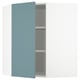 The METOD kitchen cabinet with turquoise havstorp doors featuring smooth, modern design.