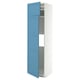 METOD Hi cab f fridge or freezer w 2 drs, white/Lerhyttan blue, 60x60x220 cm