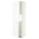 METOD Hi cab f fridge or freezer w 2 drs, white/VOXTORP matt white vertical handle, 60x60x200 cm
