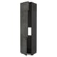 Modern METOD storage cabinet with two open sections.