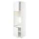 White METOD kitchen cabinet with adjustable shelves, modern design.