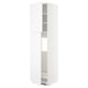 White METOD kitchen cabinet with adjustable shelves.