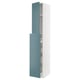 METOD kitchen cabinet in turquoise with modern smooth design.