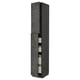 Modern tall grey cabinet with minimalist design by ikea.