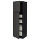 Modern black cabinet, handle-less, METOD system, fiberglass & particleboard.