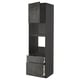 METOD kitchen unit: dark grey, rectangular, modern, with drawers and shelves.