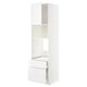 White METOD kitchen unit with doors and drawers, modern design.