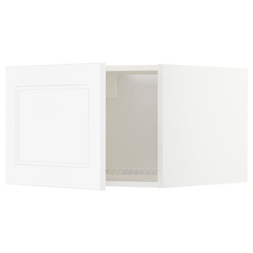 METOD kitchen unit in white. Modern design with square door, plastic foil.