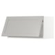 METOD kitchen cabinet, light grey lerhyttan, rectangular, classic design, beveled edges.