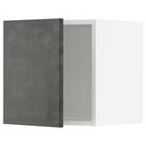 METOD kitchen cabinet in urban dark grey, rectangular, open.