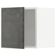 METOD kitchen cabinet in urban dark grey, rectangular, open.