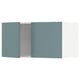 Ikea METOD kitchen cabinet in turquoise with modern smooth design.