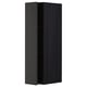 Black ikea METOD wall cabinet with sleek, modern design. Dark finish, two hinged doors.
