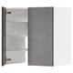 METOD grey cabinet, modern kitchen storage with adjustable shelves.