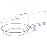 Illustration with measurements for the product: MIDDAGSMAT.