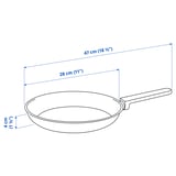 Illustration with measurements for the product: MIDDAGSMAT.