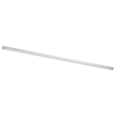 MITTLED kitchen light bar - silver, slim, linear design, anodized aluminum, wide illumination.