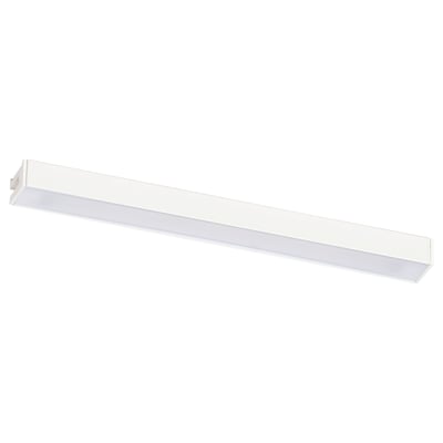 MITTLED white kitchen light, slim design, aluminum and plastic, evenly illuminates countertops.