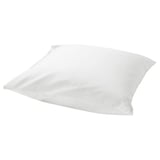 NATTJASMIN pillowcase, white, silk-like, square shape, smooth design.