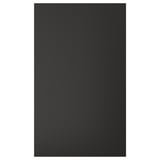 Black NICKEBO cabinet front, square, simple style, recycled materials.