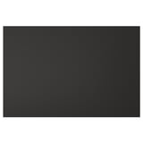 Black rectangular modern NICKEBO design with sleek, smooth surface.