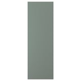 A NICKEBO cabinet door in grey-green with a smooth, rectangular shape and modern design.