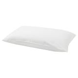 A white NORDRUTA pillowcase, rectangular, with smooth cotton flannel material.