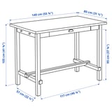 Illustration with measurements for the product: NORDVIKEN.