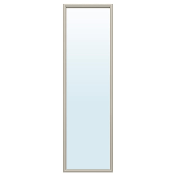 NYPONBUSKE mirror, sleek beige frame, vertical rectangle shape, modern design.