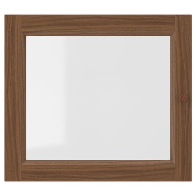 OXBERG wooden frame; light brown; rectangular; simple design.