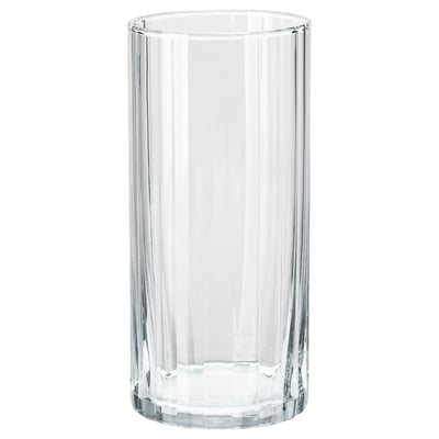 PÄRLGLADA Vase, clear glass, 18 cm