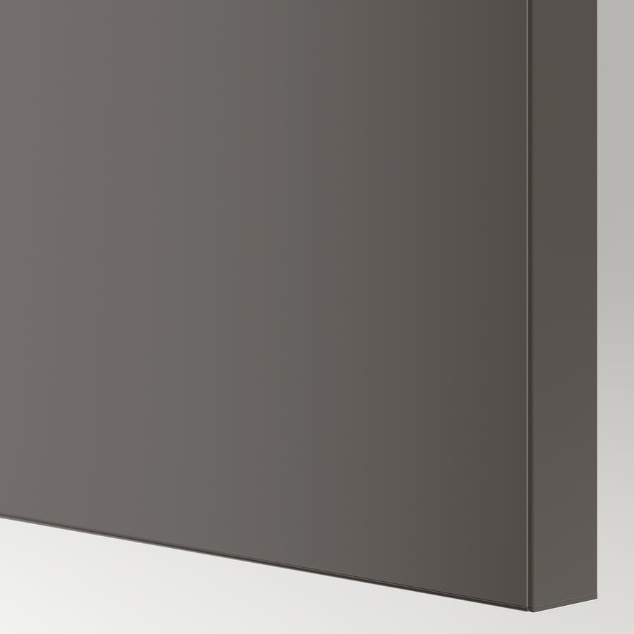 PAX / HASVIK wardrobe, dark grey/dark grey, 200x66x201 cm - IKEA Germany