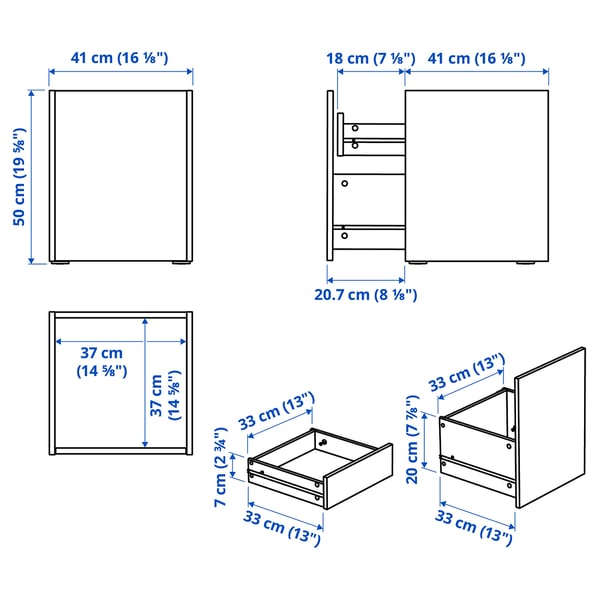 Illustration with measurements for the product: PLÖJKER.