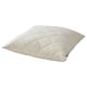 RÅDHUSVIN pillow, ivory, square, quilted, 100% cotton & wool.