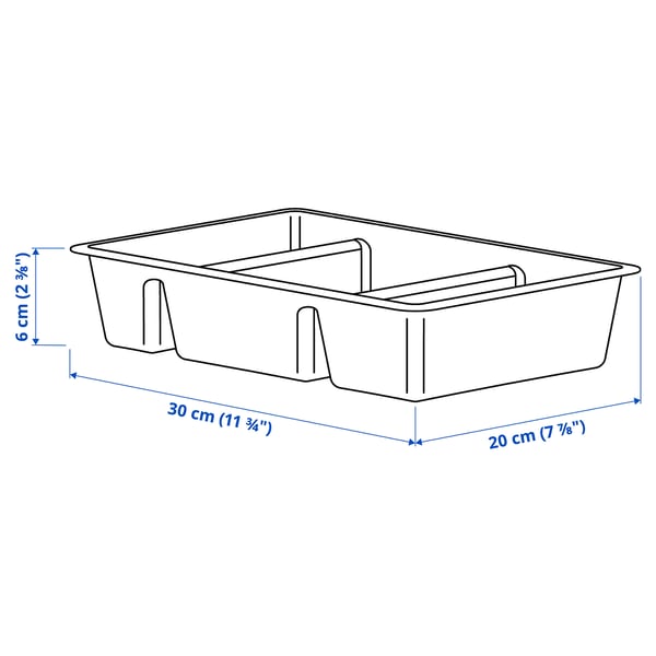 Illustration with measurements for the product: RAGGISAR.