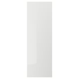 White RINGHULT kitchen cabinet door with glossy finish.