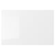 Sleek white high-gloss RINGHULT kitchen cabinet, modern minimalist design, durable, easy-clean.
