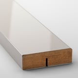 Modern, sleek, high-gloss white drawer front with a smooth surface, likely part of the RINGHULT kitchen series.