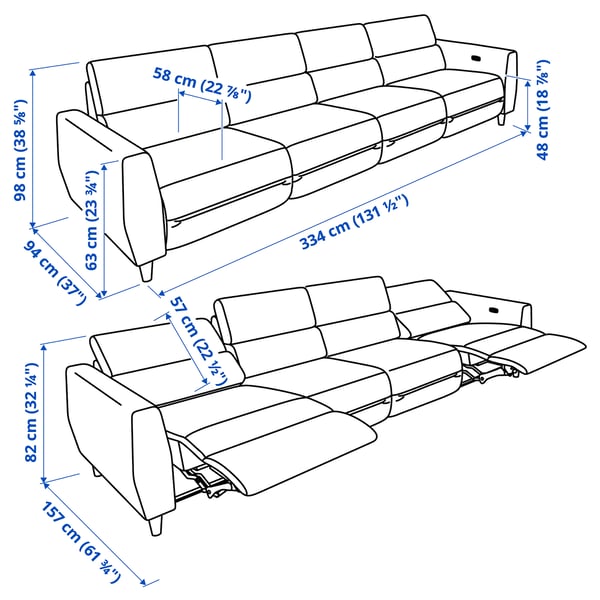 Illustration with measurements for the product: RULLERUM.