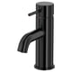 SALLSJÖN Bathroom mixer tap top lever, black, S