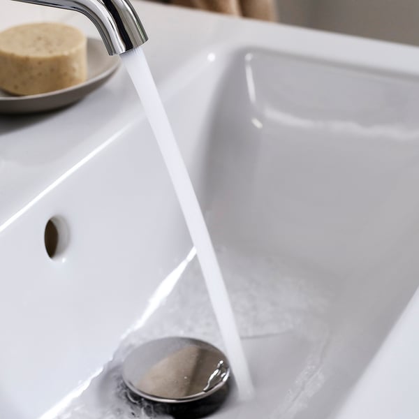 Modern white tap efficiency