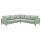SALTSJÖBADEN Corner sofa, 4-seat, Gunnared light green