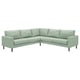 SALTSJÖBADEN Corner sofa, 4-seat, Gunnared light green