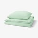 SCHERSMIN Duvet cover and pillowcase, pale green, 155x220/80x80 cm