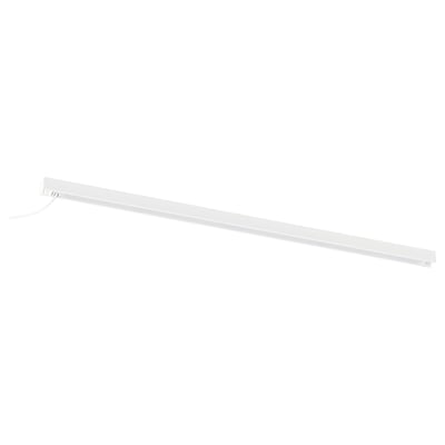 Sleek white led bathroom light