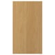 Shows SINARP wooden door, light brown, oak veneer, rectangular with modern design.