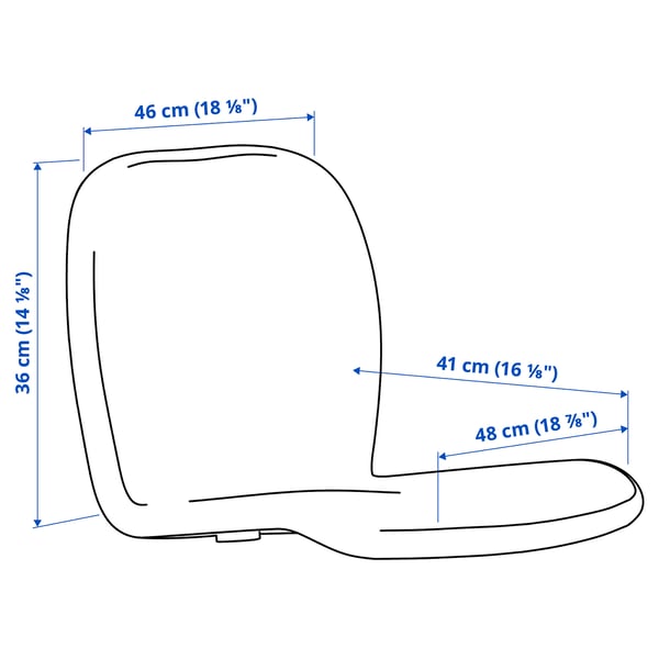 SKÅLSTA Seat shell, Knäbäck beige